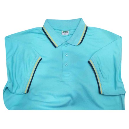LACOSTE Polo Jersey - Half Sleeve Pest Color Polo T Shirt For Men _ 5257