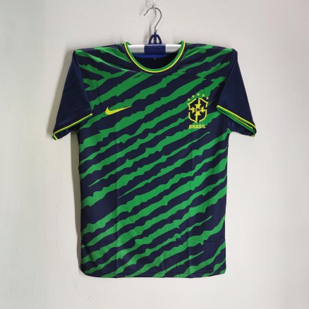 Brazil Half-Sleeve Football Jersey For Man - Brazil Football Jersey_491_Blue