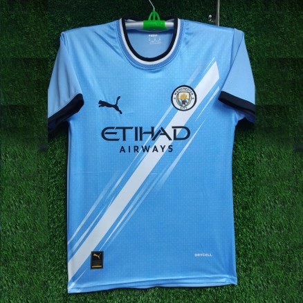 Manchester City Golgola Embroidery Football Jersey  For Men_3001