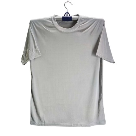 Gol Gola China Polycotton Jersey - Half Sleeve Golgola Ash Color T Shirt For Men _ 5001