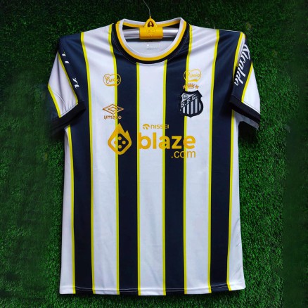 Santos Golgola Embroidery Football Jersey  For Men_3018