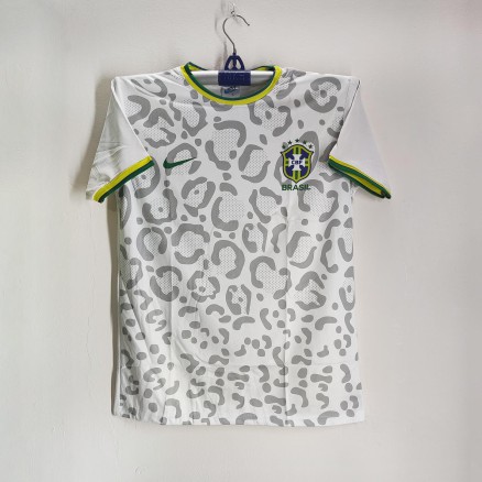 Brazil Golgola half-sleeve football Jersey for men_244_White