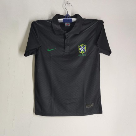 Brazil Polo Half-sleeve Football Jersey For Men - Brazil Polo T Shirt - Brazil Jersey 2025-26_389