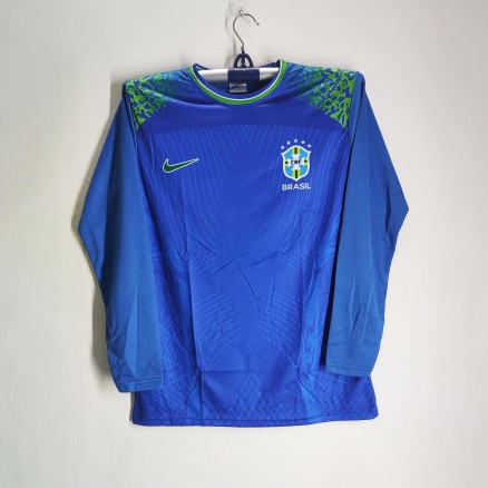Brazil Golgola Full Sleeve World Cup football Jersey For Man -  Brazil Football Jersey 2026_454_Blue