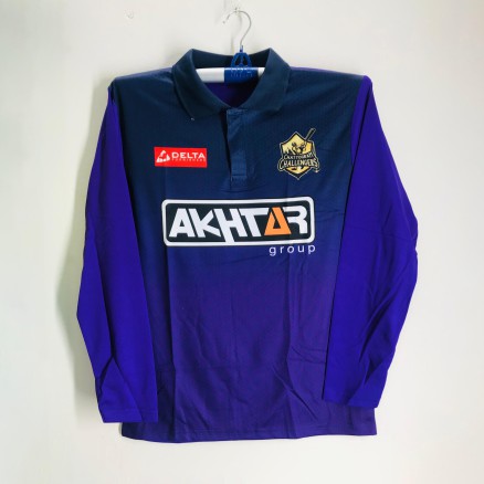 Chattogram Challengers Full Sleeve Polo Cricket Jersey For Men - BPL Polo Jersey - 103_Purple