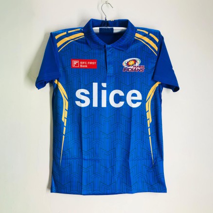 Mumbai Indians Short Sleeve Polo IPL Jersey For Men - MI IPL Jersey - Mumbai Jersey 2025-2026_568