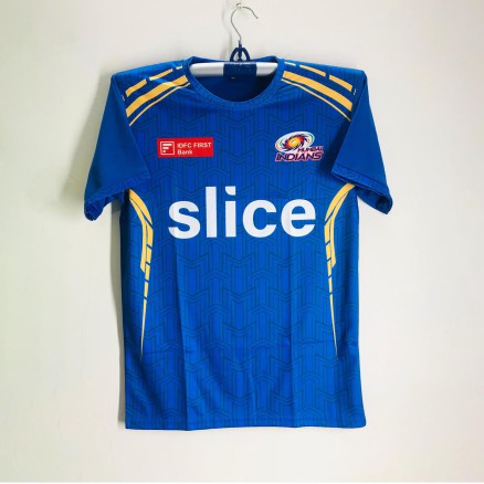 Mumbai Indians Golgola Half-sleeve IPL  Cricket Jersey For Men - MI IPL Jersey - Mumbai Jersey 2025-2026_569_Blue