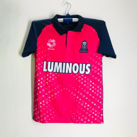 Rajasthan Royals Shor Sleeve Collar Polo IPL Jersey For Men - IPL Polo Jersey - Rajasthan Jersey 2025-2026_700