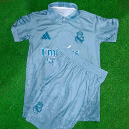 Real Madrid Golgola Half-sleeve Embroidডry Football Jersey and Short-pant for Men_9662