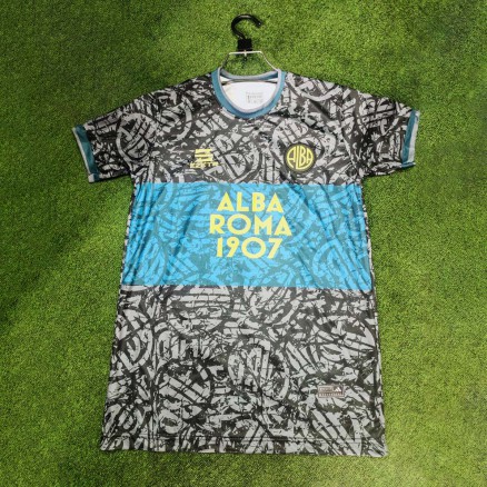 Roma Embroidery Golgola Half-sleeve Football Jersey For Men_9604