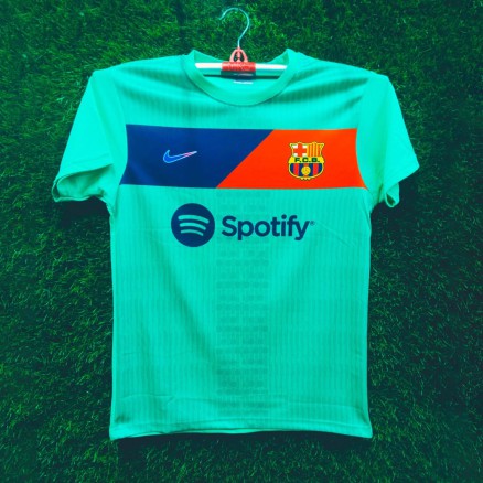 Bercelona Sublimation Golgola Half-sleeve Foortball Jersey for Boy_16035