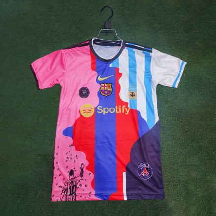 Argentina Embroidery Golgola Half-sleeve Football Jersey For Men_9605