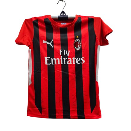 AC Milon Embroidery Golgola Half-sleeve Football Jersey For Boy_3883