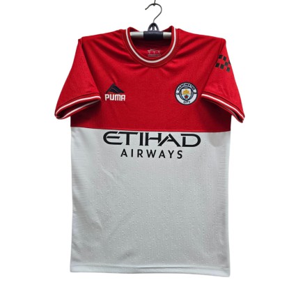 Manchester City Embroidery Golgola Half-sleeve Football Jersey For Men -3521