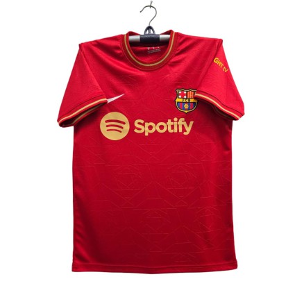 Barcelona Embroidery Golgola Half-sleeve Football Jersey For Men -3530