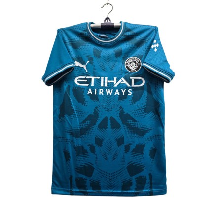 Manchester City Embroidery Golgola Half-sleeve Football Jersey For Men -3537