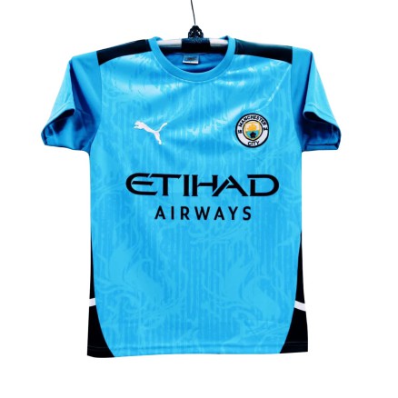 Manchester City Sublimation Golgola Half-sleeve Football Jersey for Men_16113
