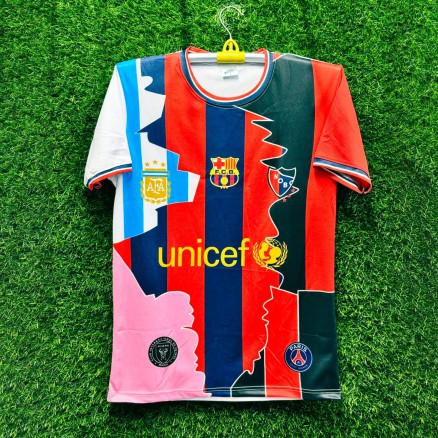 Bercelona Sublimation Golgola Half-sleeve Football Jersey for Men_16139