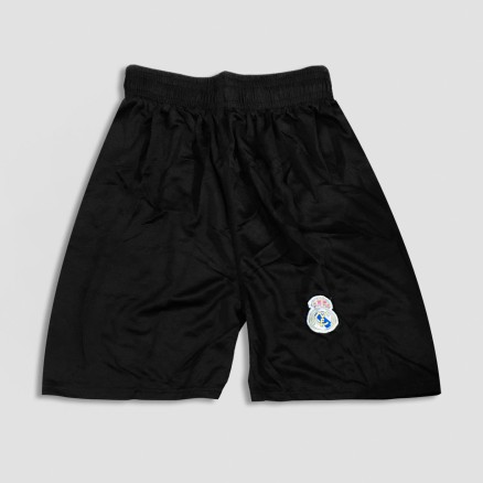 Black Color Mesh Fabrics Football Short Pant For Baby - 4602
