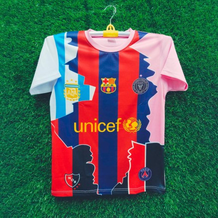 Multi-Club Sublimation Golgola Half-sleeve Foortball Jersey for Boy_16096