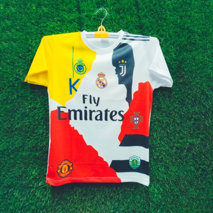 Multi-Club Sublimation Golgola Half-sleeve Foortball Jersey for Boy_16097