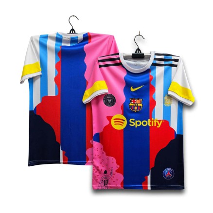 Multi Club Embroidery Golgola Half-sleeve Football Jersey For Men -3550