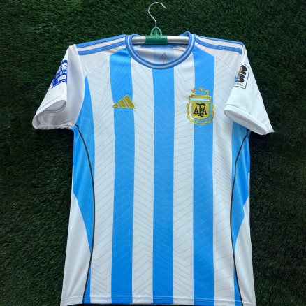 Argentina Embroidery Gol Gola Half-sleeve Football Jersey For Men -8504