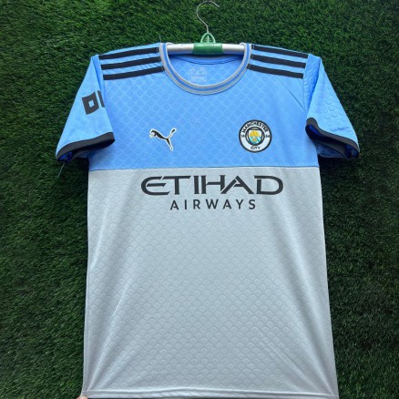 Manchester City Embroidery Gol Gola Half-sleeve Football Jersey For Men -8512