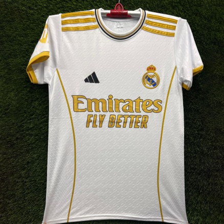 Real Madrid Embroidery Gol Gola Half-sleeve Football Jersey For Men -8513