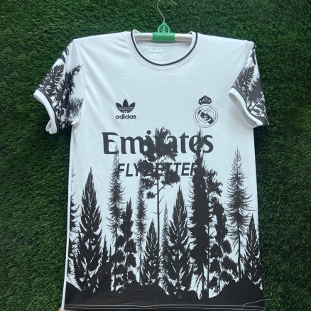 Real Madrid Embroidery Gol Gola Half-sleeve Football Jersey For Men -8516