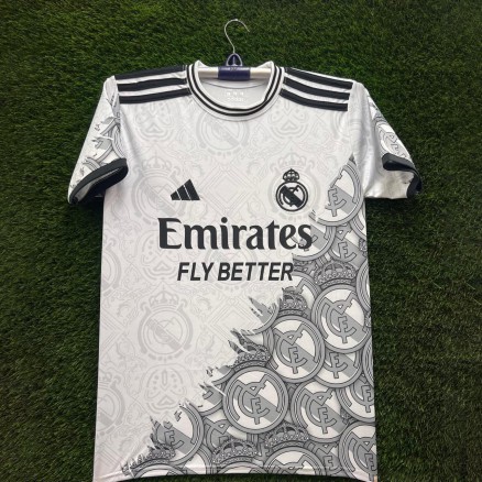 Real Madrid Embroidery Gol Gola Half-sleeve Football Jersey For Men -8518