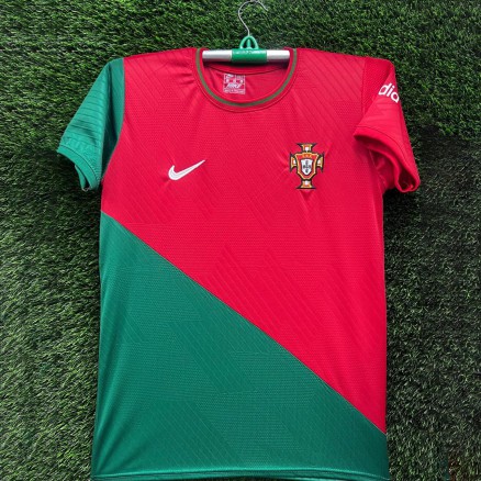 Portugal Embroidery Gol Gola Half-sleeve Football Jersey For Men -8529