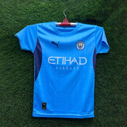 Manchester City Sublimation Gol Gola Football Jersey For Boy -8707