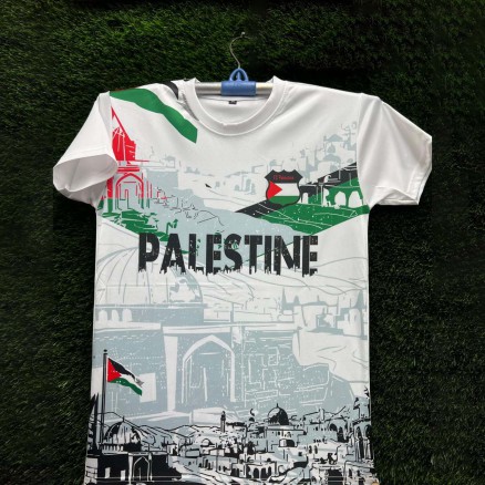 Palestine Sublimation Gol Gola Football Jersey For Men -8951