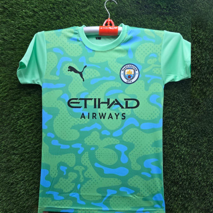 Manchester City Sublimation Gol Gola Football Jersey For Boy -8701