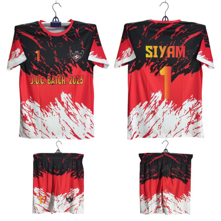 Customieze Golgola Half Sleeve Football Jersey and Short Pant For Men_2530