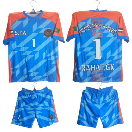 Customieze Golgola Half Sleeve Football Jersey and Short Pant For Men_2534