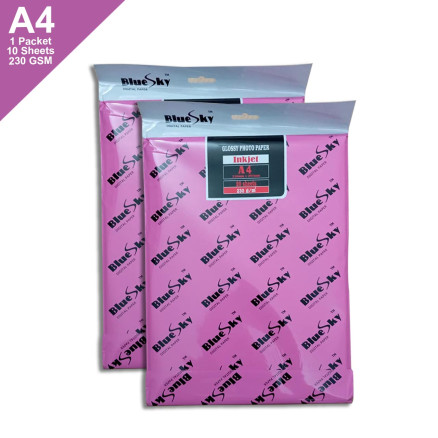 BluSky 230 gsm Premium Photo Paper A4 Size