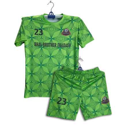 Customieze Golgola Half Sleeve Football Jersey and Short Pant For Men_2536