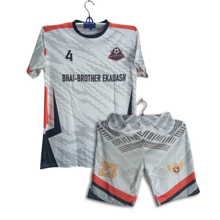 Customieze Golgola Half Sleeve Football Jersey and Short Pant For Men_2538