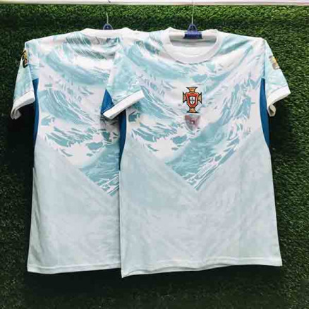 Portugal Embroidery Golgola Half-sleeve Football Jersey For Men_5505