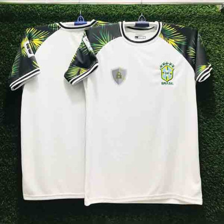 Brazil Embroidery Golgola Half-sleeve Football Jersey For Men_5508