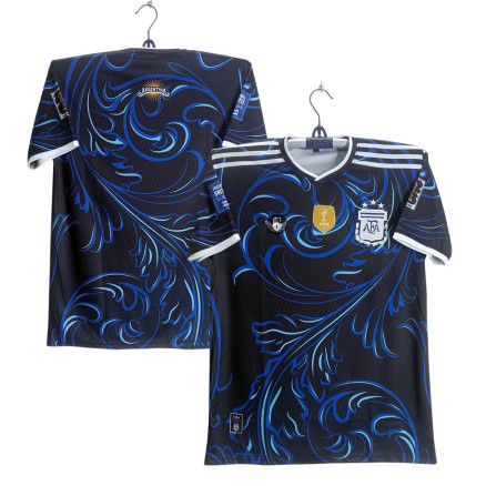Argentina Awaye Embroidery Golgola half-sleeve Jersey for Men_2802