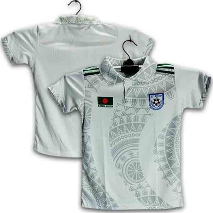 Bangladesh Sublimation Polo Half-sleeve football jersey for boy_008