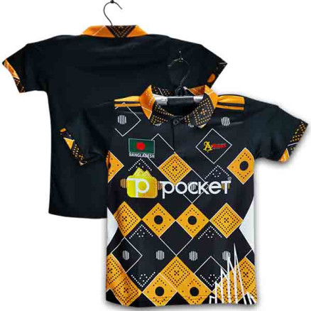 Bashundhara Kings Sublimation Polo Half-sleeve football jersey for boy_009