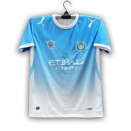 Manchester City Embroidery Gol Gola Half-sleeve Football Jersey For Men-6084