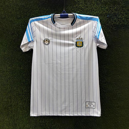 Argentina Embroidery Gol Gola Half-sleeve Football Jersey For Men -6061