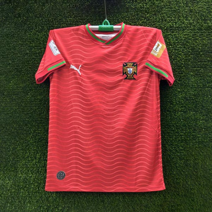 Portugal Embroidery Gol Gola Half-sleeve Football Jersey For Men -6063