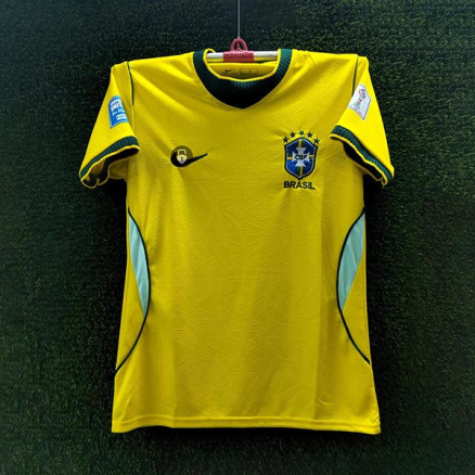 Brazil Embroidery Gol Gola Half-sleeve Football Jersey For Men -6070