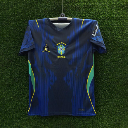 Brazil Embroidery Gol Gola Half-sleeve Football Jersey For Men -6072